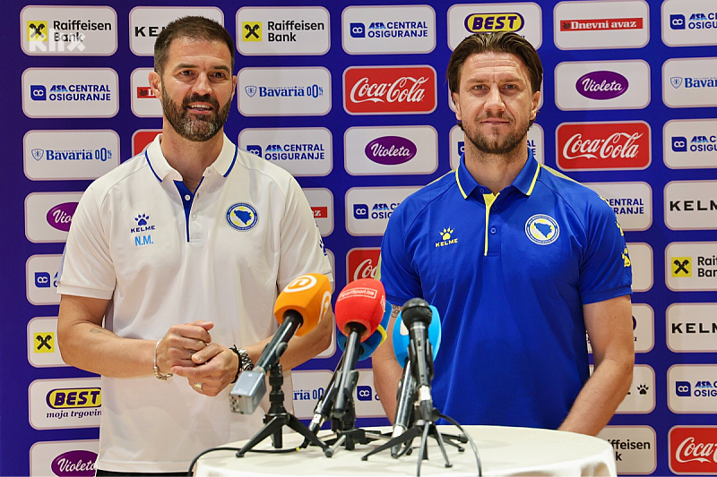 Milenković i Bičakčić najavili utakmicu (Foto: I. Š./Klix.ba)