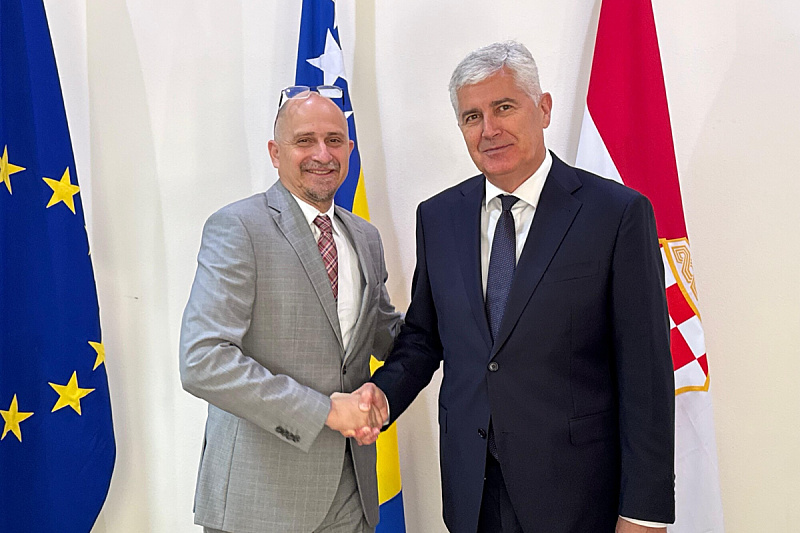Mađarski ambasador Krisztián Pósa i Dragan Čović (HDZ)