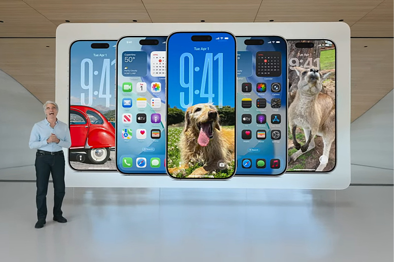Detalj s prezentacije WWDC2025
