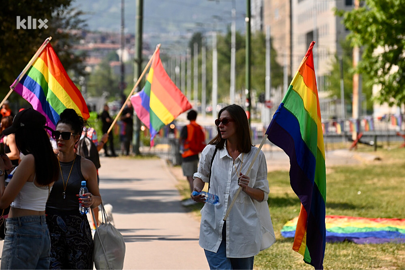 Okupljanje učesnika (Foto: T. S./Klix.ba)
