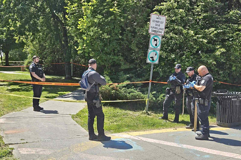 Policijske snage na mjestu događaja (Foto: Maxime Picard/La Tribune)