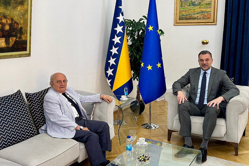 Jakob Finci i Elmedin Konaković (Foto: Ministarstvo vanjskih poslova BiH)