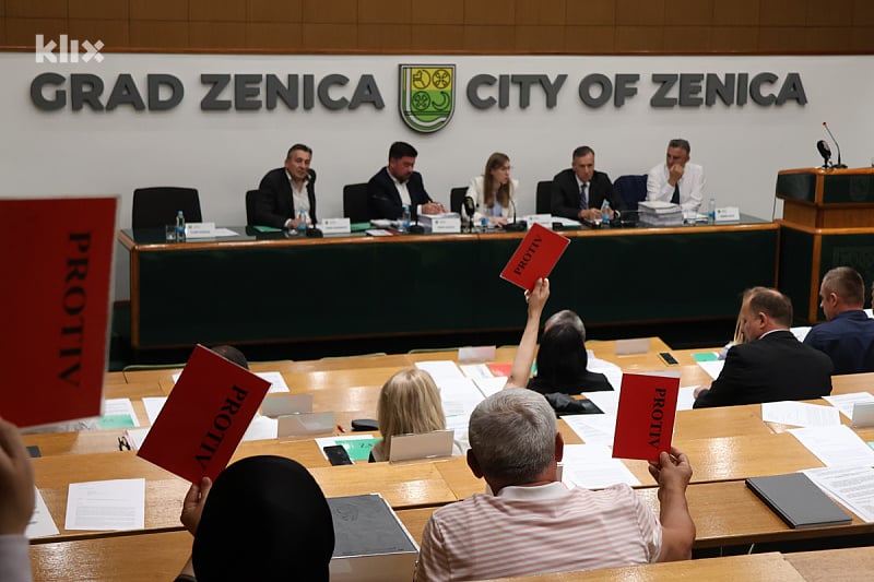 Detalj sa današnje sjednice vijeća (Foto: E. M./Klix.ba)