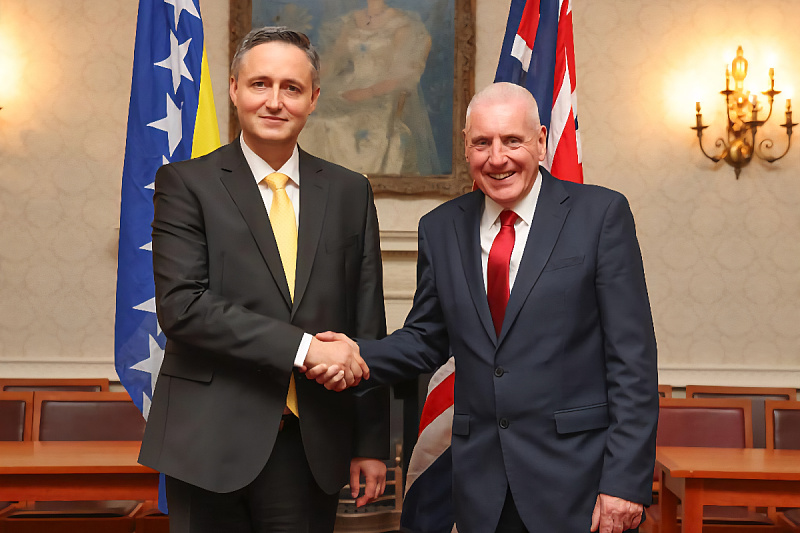 Denis Bećirović i lord Vernon Coaker