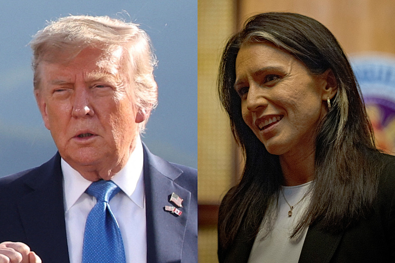Donald Trump i Tulsi Gabbard (Foto: Reuters)