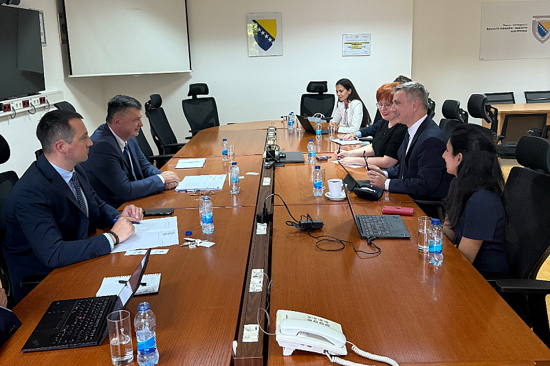 Sastanak predstavnika UIO BiH i Misije MMF-a u BiH (Foto: UIO BiH)