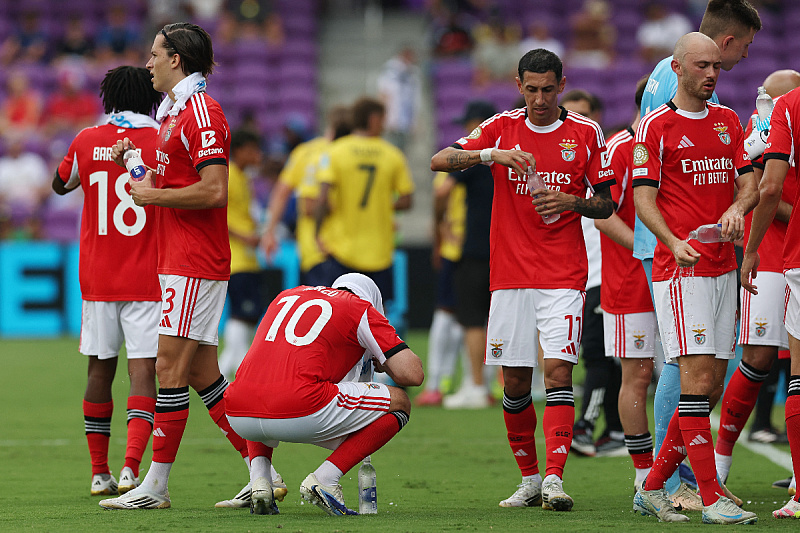 Benfica je u trenutku prekida vodila s 1:0 nakon velikih problema koje je imala s amaterima (Foto: Reuters)