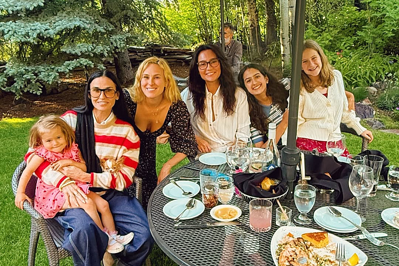 Emma Heming Willis i Demi Moore (Foto: Instagram)