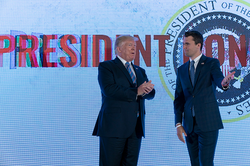 Donald Trump i Charlie Kirk (Foto: EPA-EFE)