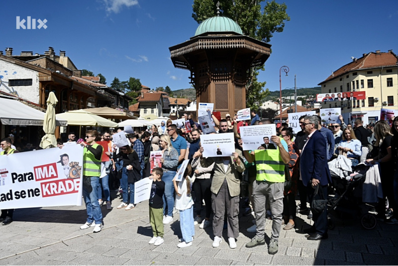 Jedan od ranijih protesta mladih u Sarajevu