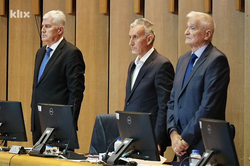Dragan Čović, Kemal Ademović i Nikola Špirić (Foto: I. Š./Klix.ba)