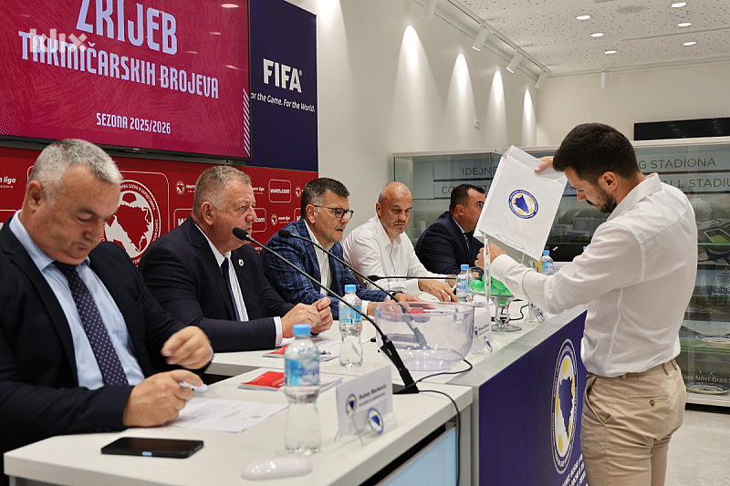 Žrijeb je obavljen u prostorijama NS BiH (Foto: I. Š./Klix.ba)