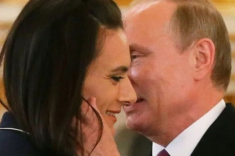 Jelena Isinbajeva i Vladimir Putin (Foto: Twitter)