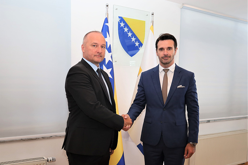 Sanin Bogunić i Vedran Škobić (Foto: VSTV BiH)