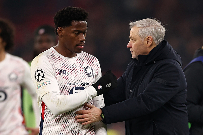Jonathan David i Jose Mourinho