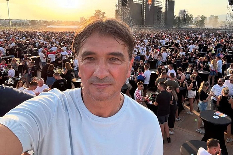 Zlatko Dalić na Thompsonovom koncertu (Foto: Instagram)