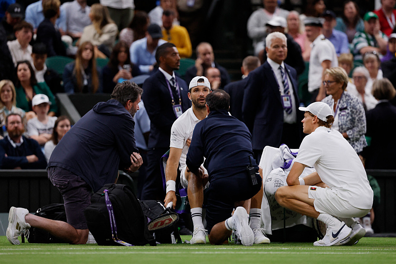 Detalj s meča na Wimbledonu (Foto: Reuters)