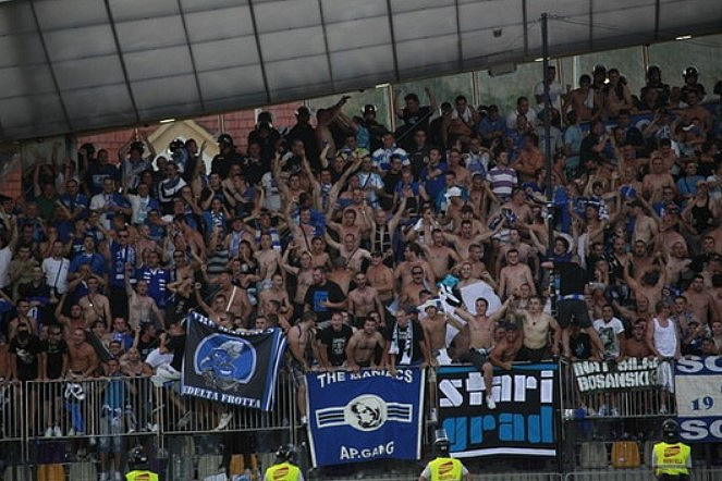 Posljednje gostovanje Manijaka u Sloveniji (Foto: Ultras-tifo.net)