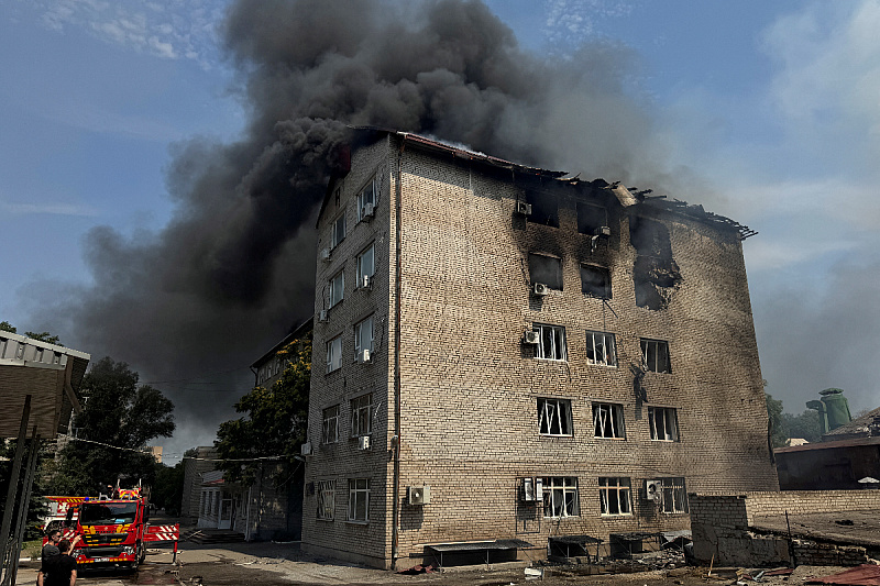 Fotografija prikazuje jedan od ranijih ruskih napada (Foto: Reuters)