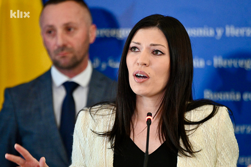 Sanja Vulić, šefica Kluba SNSD-a u Predstavničkom domu PS BiH (Foto: V. D./Klix.ba)