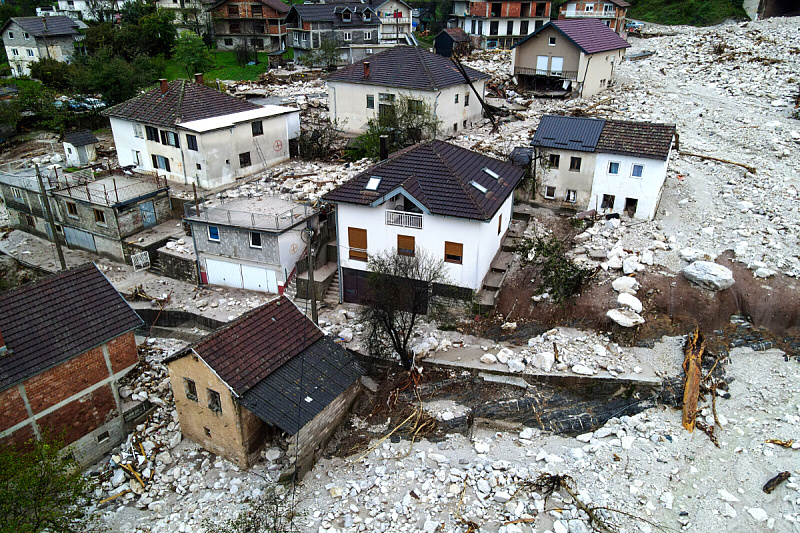 Poplave u Jablanici 2024. godine (Foto: EPA-EFE)