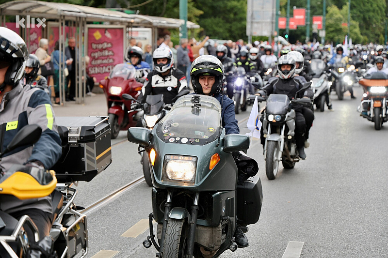 Brojni motociklisti na ulicama glavnog bh. grada (Foto: I. Š./Klix.ba)