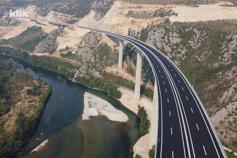 Most Hercegovina na autoputu kod Počitelja (Foto: E. M./Klix.ba)