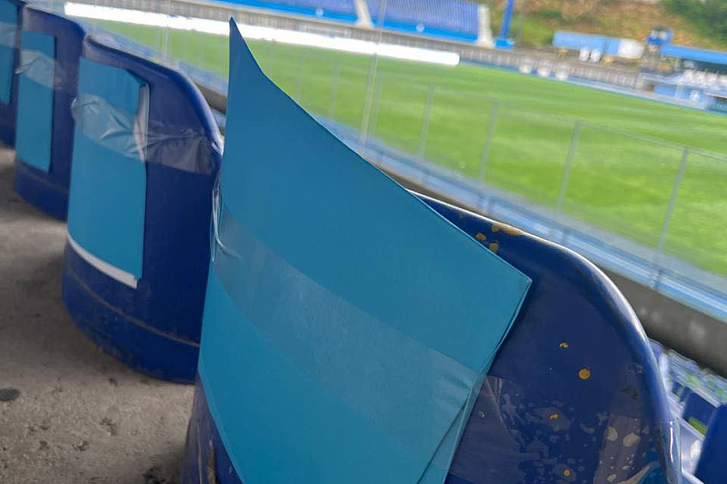 Manijaci spremaju koreografiju za utakmicu protiv Kopera (Foto: Facebook)