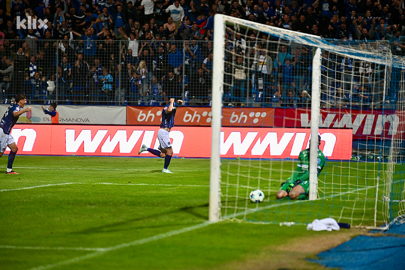 Boljević slavi pogodak (Foto: T. S./Klix.ba)