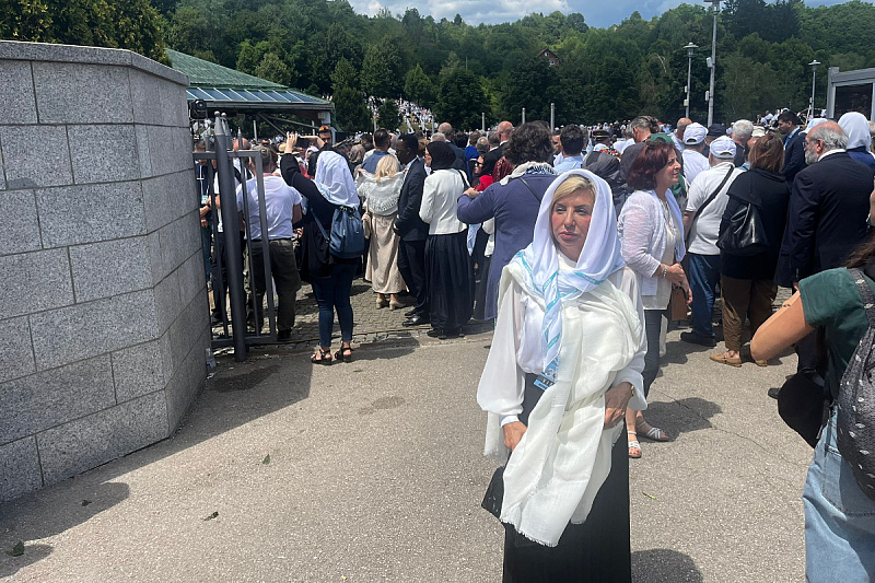 Đemila Talić Gabriel u Srebrenici