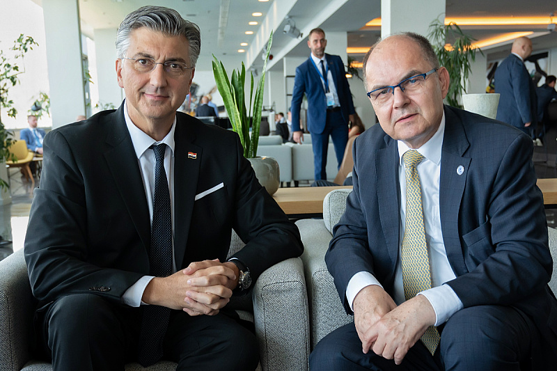 Andrej Plenković i Christian Schmidt (Foto: X)