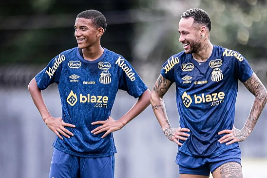 Robson Junior i Neymar (Foto: Instagram)