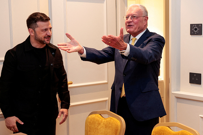 Volodimir Zelenski i Keith Kellogg (Foto: Reuters)
