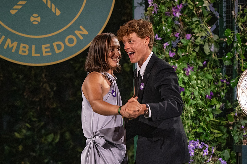 Iga Swiatek i Jannik Sinner (Foto: Wimbledon)