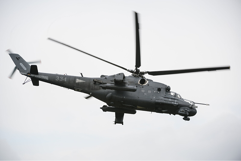 Helikopter Mi-24 kojim je srušen ruski dron (Foto: EPA-EFE)