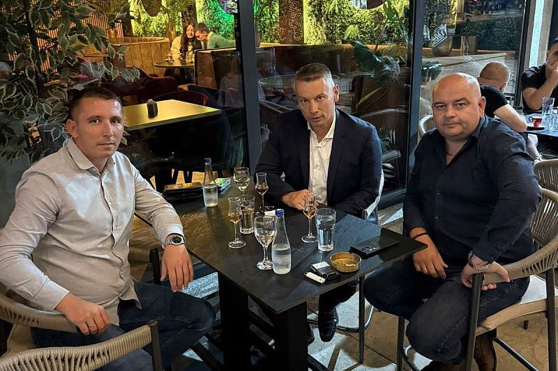 Siniša Mandić, Nenad Nešić i Srđan Vujović (Foto: DNS)