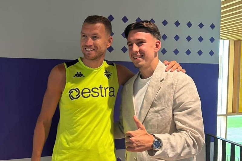Edin Džeko i Eman Košpo (Foto: Facebook)