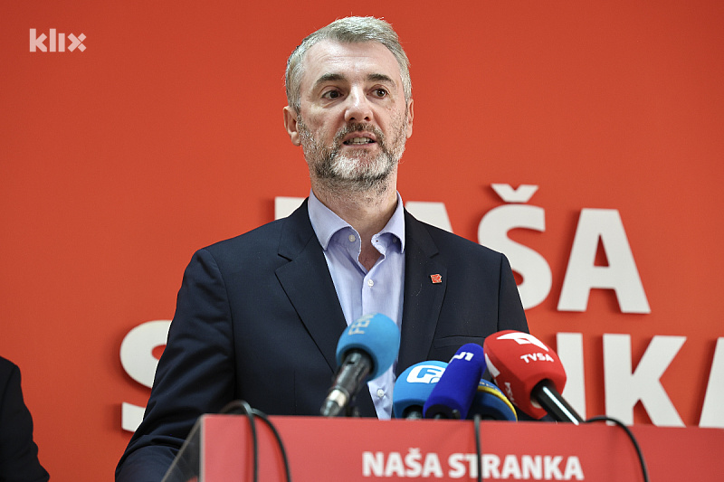 Edin Forto, predsjednik Naše stranke (Foto: I. Š./Klix.ba)
