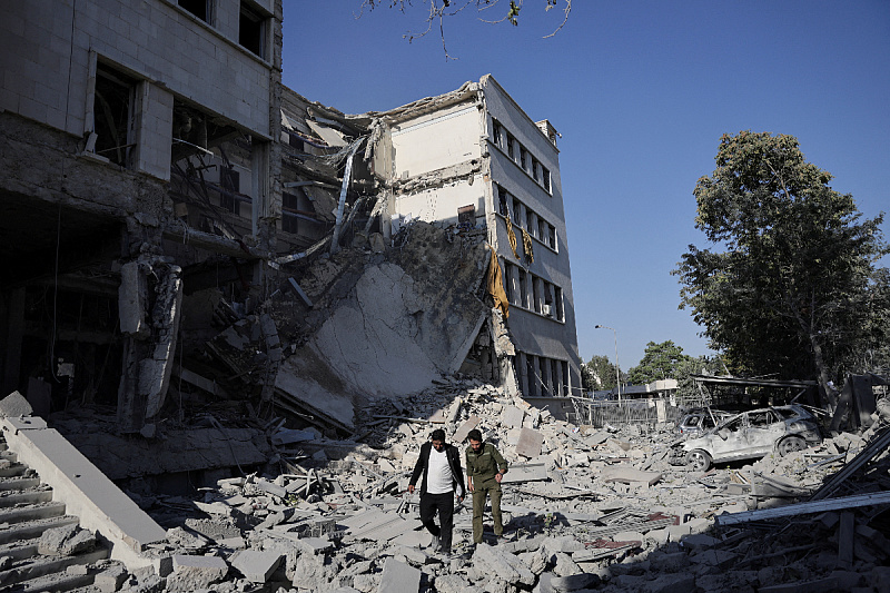 Posljedice napada na Damask (Foto: Reuters)