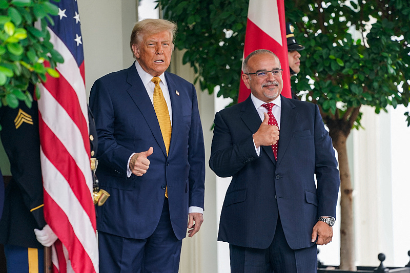 Donald Trump i Salman bin Hamad Al Khalifa (Foto: Reuters)