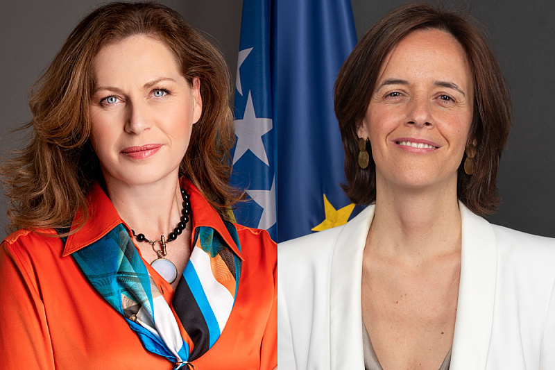 UN-ova rezidentna koordinatorica u BiH Ingrid Macdonald i španska ambasadorica u BiH María Molina Álvarez de Toledo