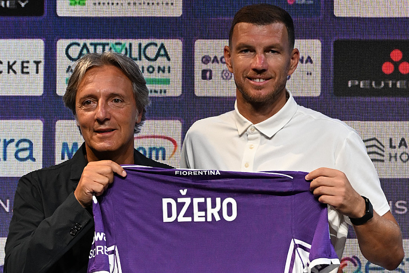 Edin Džeko još nije dobio svoj broj na dresu (Foto: ACF Fiorentina)
