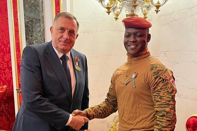 Milorad Dodik i Ibrahim Traore (Foto: SRNA)