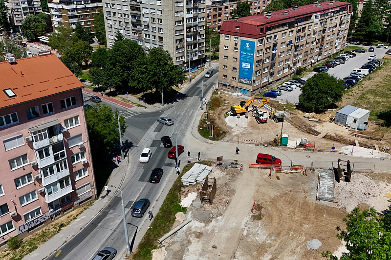 Novo Sarajevo će, nakon radova, dobiti kružni tok i četiri saobraćajne trake (Foto: D. S./Klix.ba)