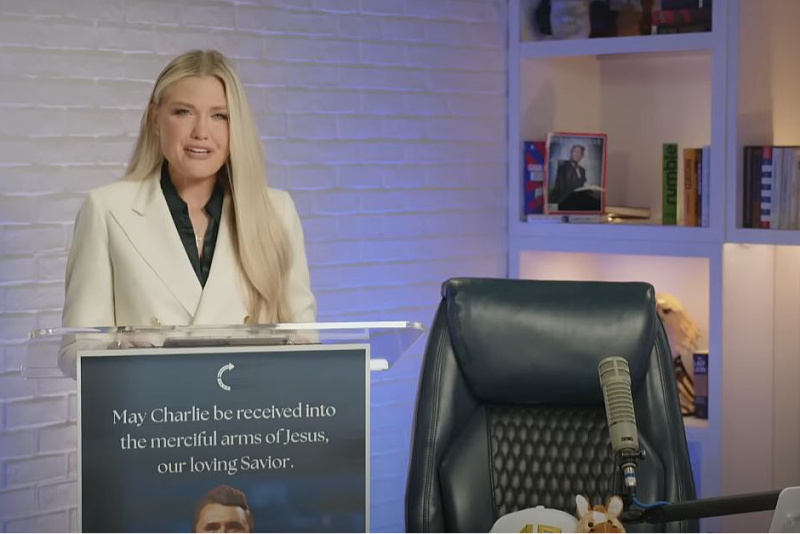 Erika Kirk, supruga ubijenog Charlieja Kirka (Screenshot: YouTube Charlie Kirk)