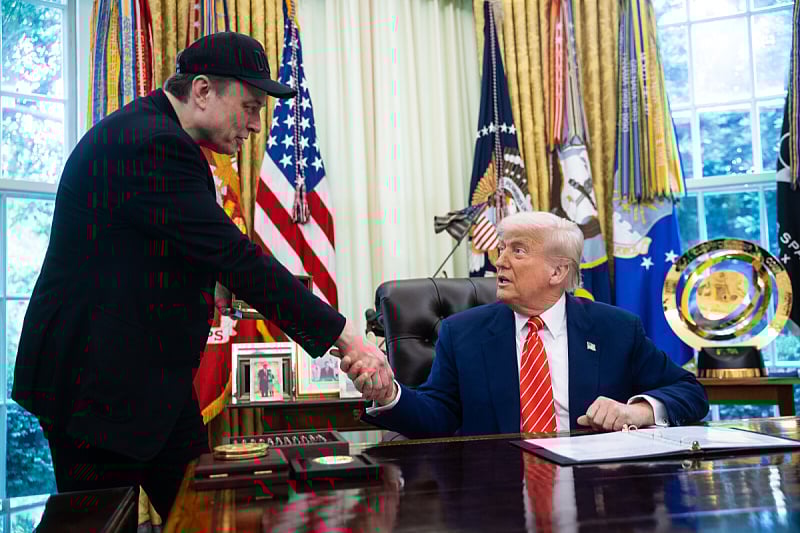 Elon Musk i Donald Trump (Foto: EPA-EFE)