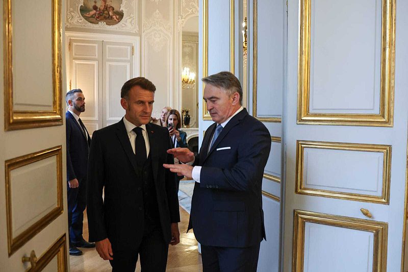 Emmanuel Macron i Željko Komšić
