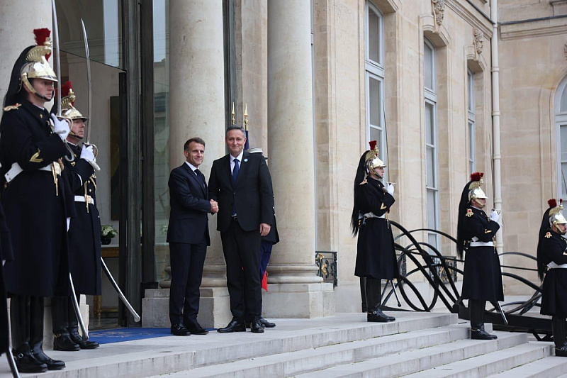Emmanuel Macron i Denis Bećirović