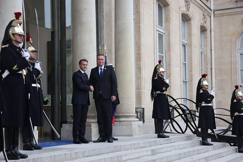 Emmanuel Macron i Denis Bećirović