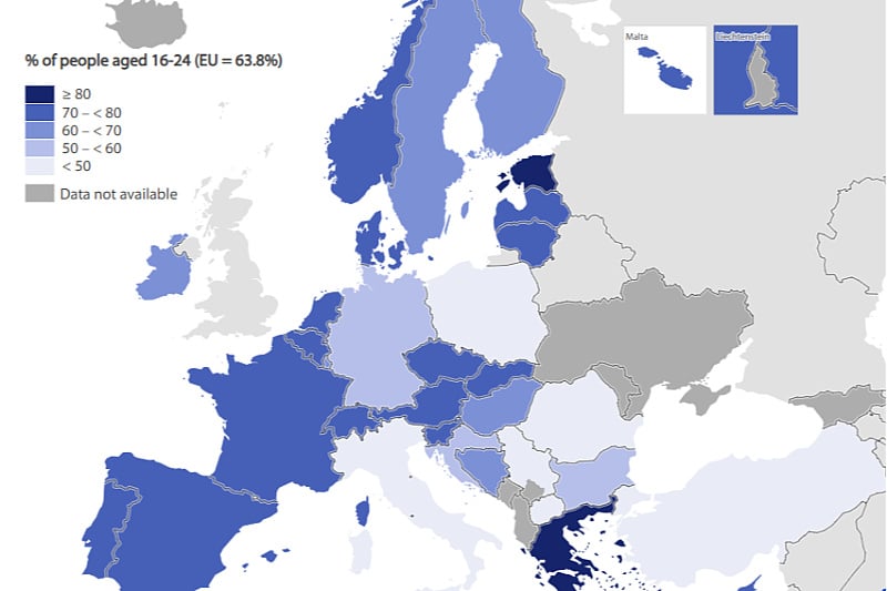 AI karta Europe: Evo u kojim se zemljama najviše koristi umjetna inteligencija i kako stoji BiH AI karta Europe: Evo u kojim se zemljama najviše koristi umjetna inteligencija i kako stoji BiH